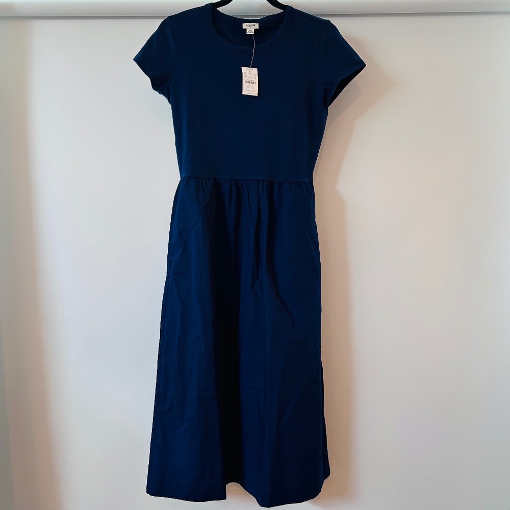 J.Crew Short-sleeve Knit Mixy Dress - Picture 6 of 7